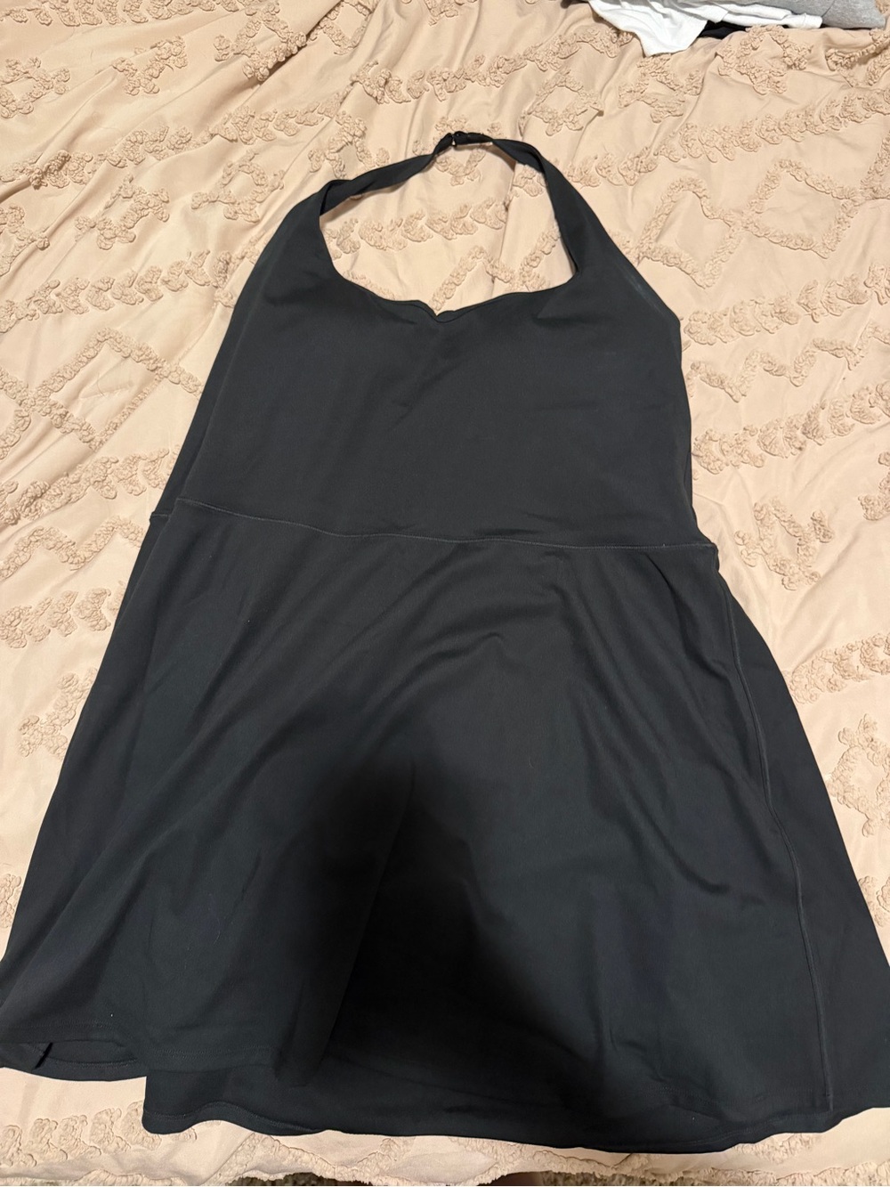 Black Halter Fabletics Athletic Dress XXL/1X)